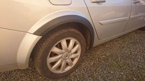 Kotflügelverbreiterungen für Renault Megane II kombi (2002-2009), 5-türige Version