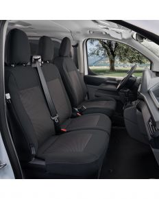 Autositzbezüge Tailor Made für Ford Transit Custom VIII ab 2024 (Doppelbeifahrersitz)