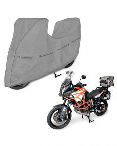 Abdeckplane für Motorrad Optimal Garage Adventure box, 215–245 cm, grau
