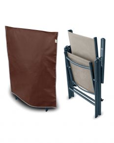 Schutzhülle für Gartenklappstuhl, Braun (73 x 90 cm)