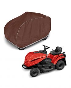 Schutzhülle für Rasentraktor Optimal Garage L190, Braun (190 x 83 x 77 cm)