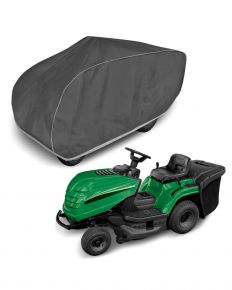 Schutzhülle für Rasentraktor mit Heckfangkorb Optimal Garage XL230, Graphit (230 x 83 x 77 cm)