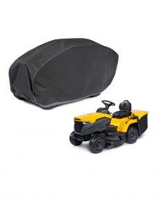 Schutzhülle für Rasentraktor mit Heckfangkorb Optimal Garage XXL240, Graphit (225-235 x 83 x 77 cm)