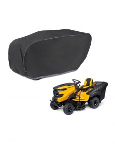 Schutzhülle für Rasentraktor mit Heckfangkorb Optimal Garage XXL250, Graphit (245-260 x 110 x 74 cm)