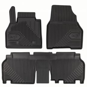 3D Gummimatten No.77 für Mercedes Citan W415 combivan, 1. und 2. Sitzreihe 2012-2021 (2 Stück)