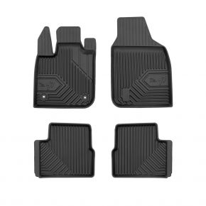 3D Gummimatten No.77 für FIAT 500 II Electric 2020-up (4 Stück)