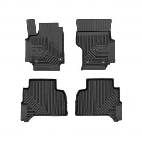 3D Gummimatten No.77 für Volkswagen Amarok I pickup, doppelkabine 2009-2021 (4 Stück)
