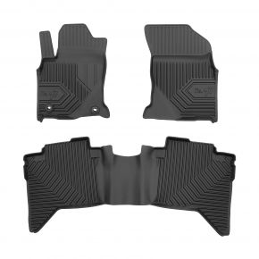 3D Gummimatten No.77 für Toyota Hilux VIII pickup, Active 2015-2026 (3 Stück)