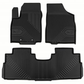 3D Gummimatten No.77 für Forthing U-Tour minivan, 1. und 2. Sitzreihe ab 2024 (3 Stück)