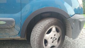 Kotflügelverbreiterungen für Nissan Kubistar (1998-2008), 4-türige Version