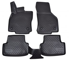 Gummi Fußmatten SEAT Leon  2012-2020  4 Stück