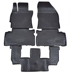 Gummi Fußmatten TOYOTA Verso  3 rows 2009-2013  5 Stück