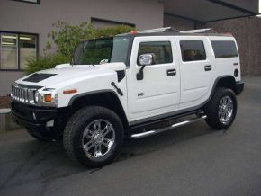 Seitlicher Edelstahlrahmen für Hummer H2 2003-2008