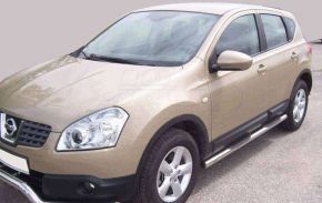 Seitlicher Edelstahlrahmen für Nissan Qashqai 2007-2013