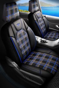 Autositzbezüge FETHIYE schwarz-blau