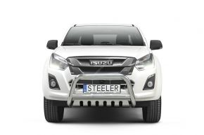 Frontbügel Frontschutzbügel Bullbar Steeler für ISUZU D-MAX 2012-2017-2020 Modell S