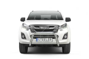 Frontbügel Frontschutzbügel Bullbar Steeler für ISUZU D-MAX 2012-2017-2020 Modell U