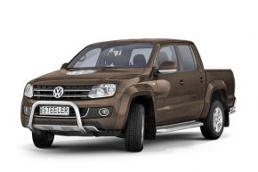 Frontbügel Frontschutzbügel Bullbar Steeler für Volkswagen Amarok 2009-2016 Modell U