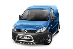 Frontbügel Frontschutzbügel Bullbar Steeler für VOLKSWAGEN CADDY 2010-2020 Modell G