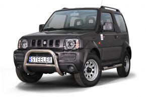 Frontbügel Frontschutzbügel Bullbar Steeler für Suzuki Jimny 2005-2012 Modell A