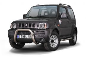 Frontbügel Frontschutzbügel Bullbar Steeler für Suzuki Jimny 2005-2012 Modell U