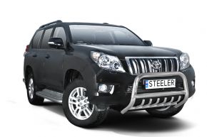 Frontbügel Frontschutzbügel Bullbar Steeler für Toyota Land Cruiser 150 2010-2013 Modell G