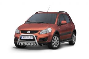 Frontbügel Frontschutzbügel Bullbar Steeler für Suzuki SX4 2006-2013 Modell S