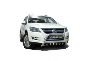 Frontbügel Frontschutzbügel Bullbar Steeler für Volkswagen Tiguan 2007-2011-2015 Modell G