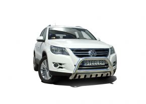 Frontbügel Frontschutzbügel Bullbar Steeler für Volkswagen Tiguan 2007-2011-2015 Modell S