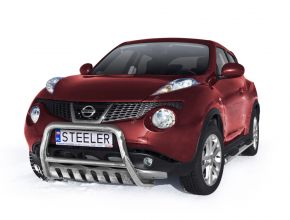 Frontbügel Frontschutzbügel Bullbar Steeler für Nissan Juke 2010-2014 up Modell S