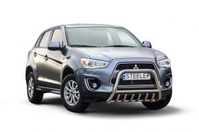 Frontbügel Frontschutzbügel Bullbar Steeler für MITSUBISHI ASX 2012-2017 Modell G