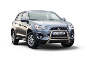 Frontbügel Frontschutzbügel Bullbar Steeler für MITSUBISHI ASX 2012-2017 Modell A