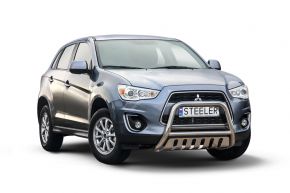 Frontbügel Frontschutzbügel Bullbar Steeler für MITSUBISHI ASX 2012-2017 Modell S