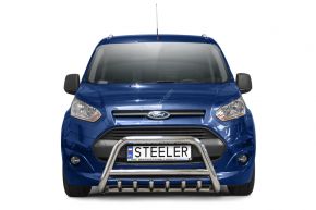 Frontbügel Frontschutzbügel Bullbar Steeler für FORD CONNECT 2013-2018 Modell G