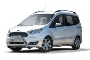 Frontbügel Frontschutzbügel Bullbar Steeler für FORD COURIER 2014-2018 Modell A