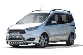 Frontbügel Frontschutzbügel Bullbar Steeler für FORD COURIER 2014-2018 Modell S