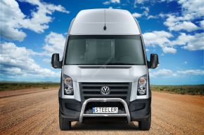 Frontbügel Frontschutzbügel Bullbar Steeler für Volkswagen Crafter 2006-2017 Modell A