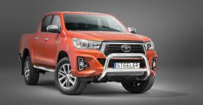 Frontbügel Frontschutzbügel Bullbar Steeler für TOYOTA HILUX (FACELIFT) 2018-2021 Modell A