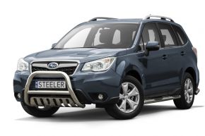 Frontbügel Frontschutzbügel Bullbar Steeler für SUBARU FORESTER 2013-2016-2019 Modell S