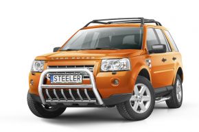 Frontbügel Frontschutzbügel Bullbar Steeler für LAND ROVER FREELANDER II 2007-2014 Modell G