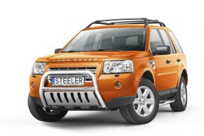 Frontbügel Frontschutzbügel Bullbar Steeler für LAND ROVER FREELANDER II 2007-2014 Modell S