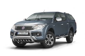 Frontbügel Frontschutzbügel Bullbar Steeler für FIAT FULLBACK 2015- Modell G