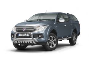 Frontbügel Frontschutzbügel Bullbar Steeler für FIAT FULLBACK 2015- Modell S