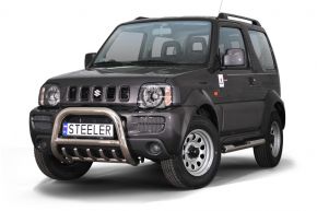 Frontbügel Frontschutzbügel Bullbar Steeler für Suzuki Jimny 2005-2012 Modell G