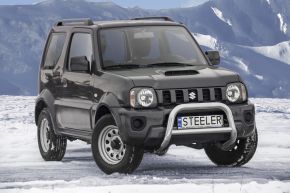 Frontbügel Frontschutzbügel Bullbar Steeler für SUZUKI JIMNY 2012-2018 Modell A