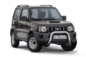 Frontbügel Frontschutzbügel Bullbar Steeler für SUZUKI JIMNY 2012-2018 Modell U