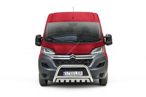 Frontbügel Frontschutzbügel Bullbar Steeler für CITROEN JUMPER 2006-2016 Modell S