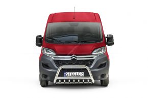 Frontbügel Frontschutzbügel Bullbar Steeler für CITROEN JUMPER 2006-2016 Modell G