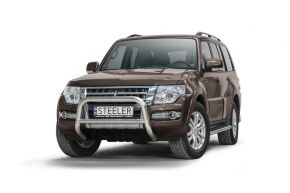 Frontbügel Frontschutzbügel Bullbar Steeler für Mitsubishi Pajero 2007-2014 Modell A