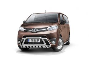 Frontbügel Frontschutzbügel Bullbar Steeler für TOYOTA PROACE VERSO 2016- Modell S